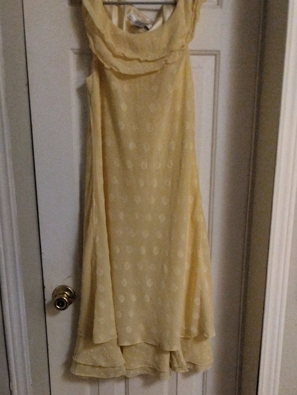 Light Lemon Layered Sleeveless Maxi Dress